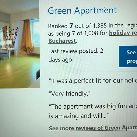 Green Apartment 59 Bucureşti Eksteriør bilde